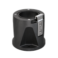MIC-DCA-HB Deep conduit mount, M25 holes, black